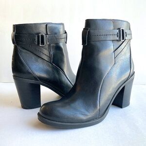 FRANCO SARTO Black Ankle Boots sz 8.5